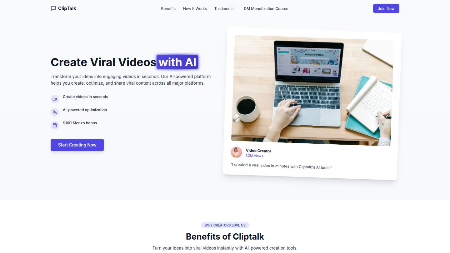 Person creating content on laptop with coffee cup and notepad